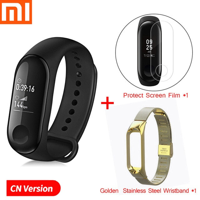 Xiaomi Mi Band 3 Fitness Tracker Waterproof Sport Smart Band Bracelet Heart Rate Smart Wristband OLED Smartband For Android IOS - Amzon World