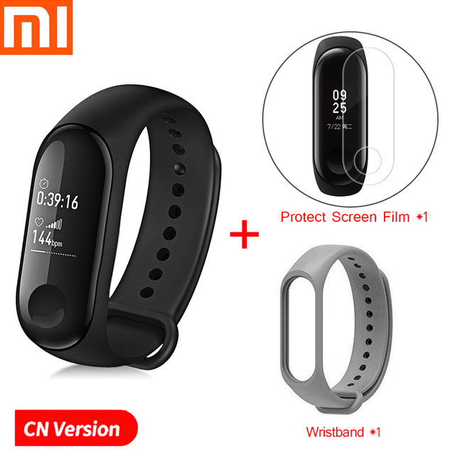Xiaomi Mi Band 3 Fitness Tracker Waterproof Sport Smart Band Bracelet Heart Rate Smart Wristband OLED Smartband For Android IOS - Amzon World