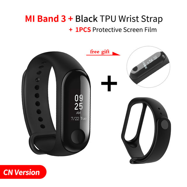 Xiaomi Mi Band 3 Smart Wristband Fitness Bracelet MiBand Band3  0.78" Message Display OLED Message Heart Rate Time Smartband - Amzon World