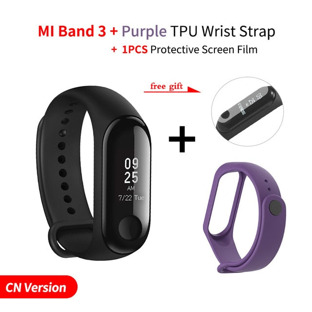 Xiaomi Mi Band 3 Smart Wristband Fitness Bracelet MiBand Band3  0.78" Message Display OLED Message Heart Rate Time Smartband - Amzon World