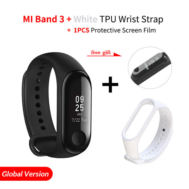 Xiaomi Mi Band 3 Smart Wristband Fitness Bracelet MiBand Band3  0.78" Message Display OLED Message Heart Rate Time Smartband - Amzon World