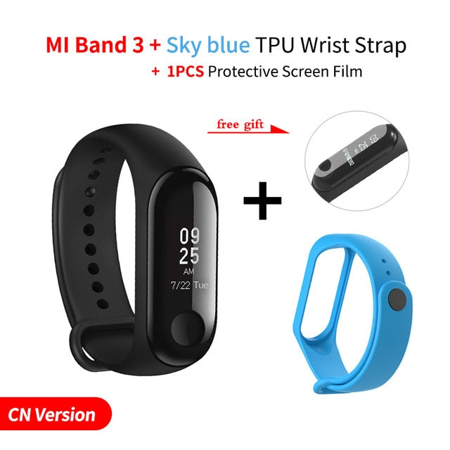 Xiaomi Mi Band 3 Smart Wristband Fitness Bracelet MiBand Band3  0.78" Message Display OLED Message Heart Rate Time Smartband - Amzon World