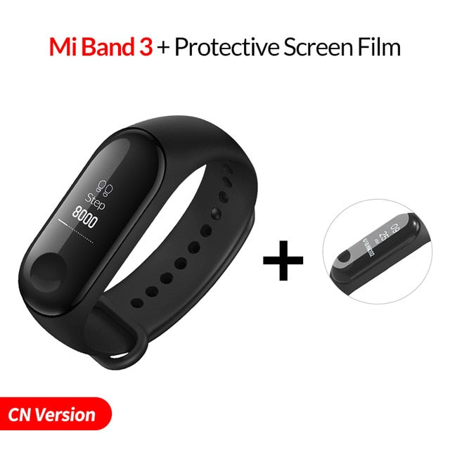 Xiaomi Mi Band 3 Smart Wristband Fitness Bracelet MiBand Band3  0.78" Message Display OLED Message Heart Rate Time Smartband - Amzon World