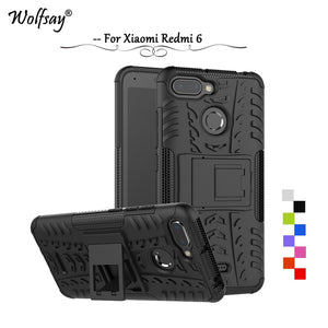Xiaomi Redmi 6 Case Shockproof Armor Silicone Hard Back Phone Case For Xiaomi Redmi 6 Cover For Xiaomi Redmi6 Phone Shell Fundas - Amzon World