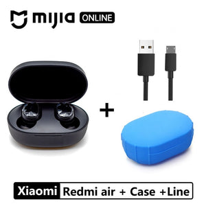 Xiaomi Redmi Airdots TWS Bluetooth 5.0  Earphone Stereo Wireless Active Noise Cancellation With Mic Handsfree Earbuds AI Control - Amzon World