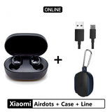 Xiaomi Redmi Airdots TWS Bluetooth 5.0  Earphone Stereo Wireless Active Noise Cancellation With Mic Handsfree Earbuds AI Control - Amzon World