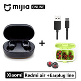 Xiaomi Redmi Airdots TWS Bluetooth 5.0  Earphone Stereo Wireless Active Noise Cancellation With Mic Handsfree Earbuds AI Control - Amzon World
