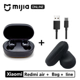 Xiaomi Redmi Airdots TWS Bluetooth 5.0  Earphone Stereo Wireless Active Noise Cancellation With Mic Handsfree Earbuds AI Control - Amzon World