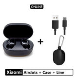 Xiaomi Redmi Airdots TWS Bluetooth 5.0  Earphone Stereo Wireless Active Noise Cancellation With Mic Handsfree Earbuds AI Control - Amzon World