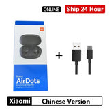 Xiaomi Redmi Airdots TWS Bluetooth 5.0  Earphone Stereo Wireless Active Noise Cancellation With Mic Handsfree Earbuds AI Control - Amzon World