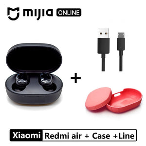 Xiaomi Redmi Airdots TWS Bluetooth 5.0  Earphone Stereo Wireless Active Noise Cancellation With Mic Handsfree Earbuds AI Control - Amzon World