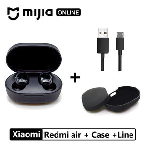 Xiaomi Redmi Airdots TWS Bluetooth 5.0  Earphone Stereo Wireless Active Noise Cancellation With Mic Handsfree Earbuds AI Control - Amzon World