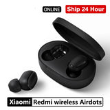 Xiaomi Redmi Airdots TWS Bluetooth 5.0  Earphone Stereo Wireless Active Noise Cancellation With Mic Handsfree Earbuds AI Control - Amzon World