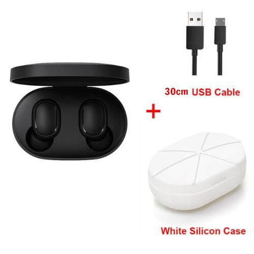 Xiaomi Redmi Airdots TWS Bluetooth Earphone Stereo bass BT 5.0 Eeadphones With Mic Handsfree Earbuds AI Control - Amzon World