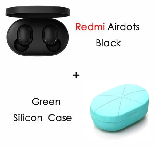 Xiaomi Redmi Airdots TWS Bluetooth Earphone Stereo bass BT 5.0 Eeadphones With Mic Handsfree Earbuds AI Control - Amzon World