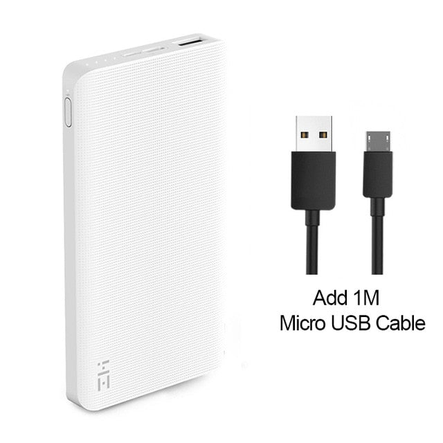 Xiaomi ZMI Power Bank 10000mAh Powerbank External Battery portable charging Quick Charge 2.0 Two-Way Fast Charge Pack for iPhone - Amzon World