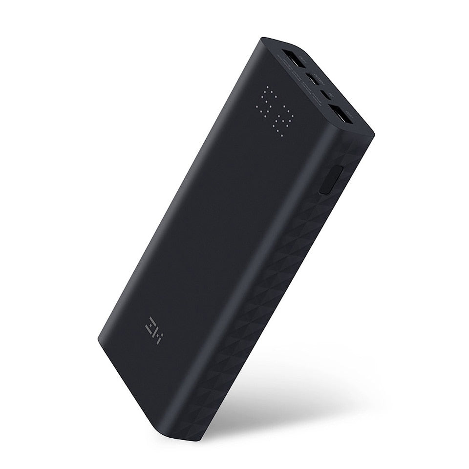 Xiaomi ZMI Powerbank Power Bank 20000 MAh Quick Charge QC3.0 Xiao mi Battery Dual USB 27W 20000mah QB822 For iPhone iPad Laptop - Amzon World