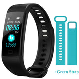 Y5 Smart Bracelet  Heart Rate Blood Pressure Monitor Tracker Fitness Tracker Smart Wristband Waterproof Smart Watch Pedometer - Amzon World