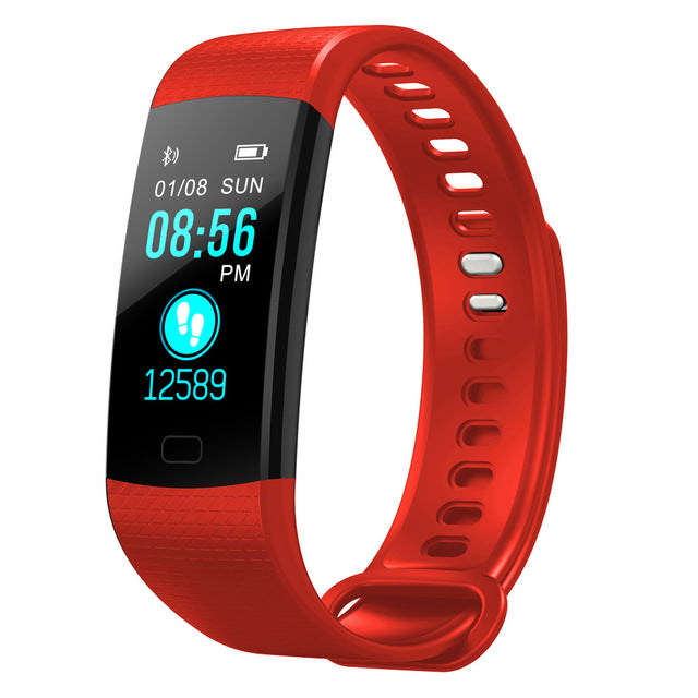 Y5 Smart Bracelet  Heart Rate Blood Pressure Monitor Tracker Fitness Tracker Smart Wristband Waterproof Smart Watch Pedometer - Amzon World