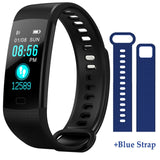 Y5 Smart Bracelet  Heart Rate Blood Pressure Monitor Tracker Fitness Tracker Smart Wristband Waterproof Smart Watch Pedometer - Amzon World