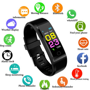 ZAPET New Smart Watch Men Women Heart Rate Monitor Blood Pressure Fitness Tracker Smartwatch Sport Watch for ios android +BOX - Amzon World