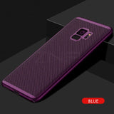 Ultra Slim Grid Heat Dissipate Phone Case For Samsung Galaxy S9 S8 Plus Note 9 8 S7 S6 Edge Case - Amzon World