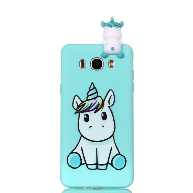 etui for Samsung Galaxy J5 2016 j510 Phone Case 3D Unicorn Panda Dog Silicone Case Cover on sFor Coque Samsung J5 J3 J7 J Cases - Amzon World