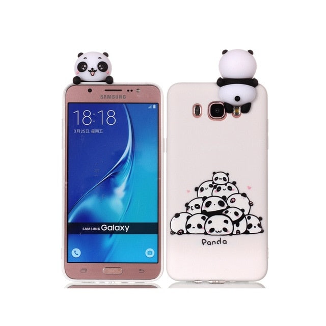 etui for Samsung Galaxy J5 2016 j510 Phone Case 3D Unicorn Panda Dog Silicone Case Cover on sFor Coque Samsung J5 J3 J7 J Cases - Amzon World