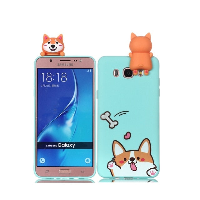 etui for Samsung Galaxy J5 2016 j510 Phone Case 3D Unicorn Panda Dog Silicone Case Cover on sFor Coque Samsung J5 J3 J7 J Cases - Amzon World
