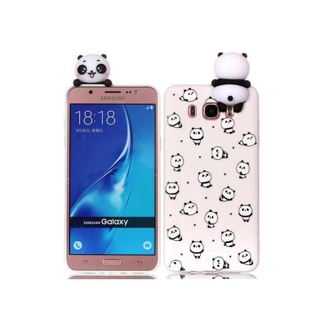 etui for Samsung Galaxy J5 2016 j510 Phone Case 3D Unicorn Panda Dog Silicone Case Cover on sFor Coque Samsung J5 J3 J7 J Cases - Amzon World