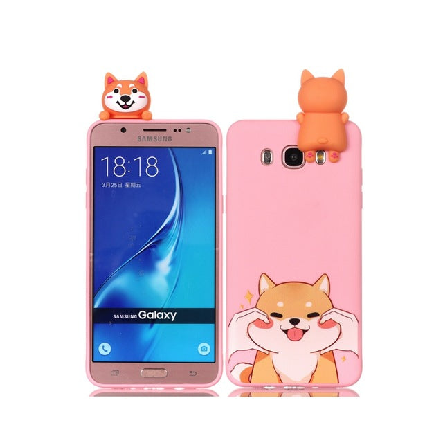 etui for Samsung Galaxy J5 2016 j510 Phone Case 3D Unicorn Panda Dog Silicone Case Cover on sFor Coque Samsung J5 J3 J7 J Cases - Amzon World