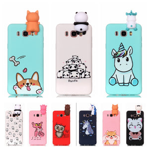 etui for Samsung Galaxy J5 2016 j510 Phone Case 3D Unicorn Panda Dog Silicone Case Cover on sFor Coque Samsung J5 J3 J7 J Cases - Amzon World