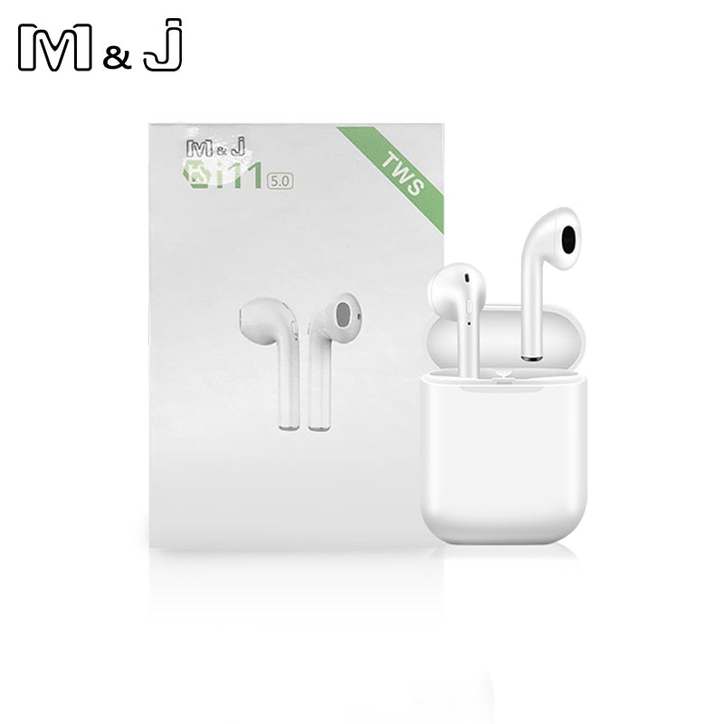 i11 TWS Wireless Stereo earbuds Bluetooth 5.0 Headset Auto Pairing Sports Earphone for Iphone Android Huawei not i9s i10 i13 i60 - Amzon World