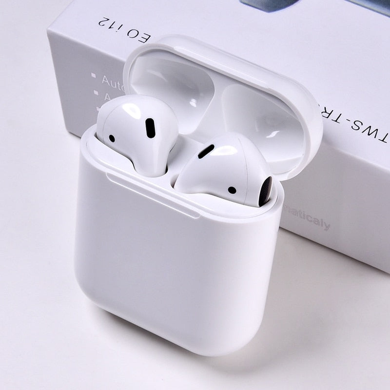 i12 TWS Wireless Earphone 5.0 Bluetooth Headphones For Iphone Touch Control  Earbuds Headset HIFI with Charging Box PK i10 i7s - Amzon World