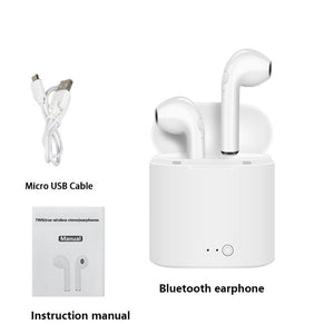 i7s Tws Wireless Headphones Bluetooth Earphones Air Earbuds Handsfree in ear Headset with Charging Box For iPhone huawei Xiaomi - Amzon World