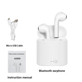 i7s Tws Wireless Headphones Bluetooth Earphones Air Earbuds Handsfree in ear Headset with Charging Box For iPhone huawei Xiaomi - Amzon World
