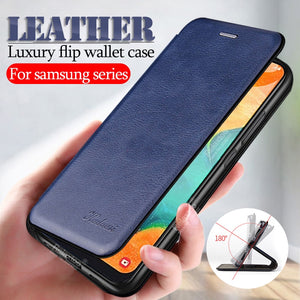 leather flip case For samsung Galaxy a10 a20 a30 a40 a50 a70 s8 s9 s10 note 10 plus s20 Ultra a51 a71 wallet cover coque fundas - Amzon World