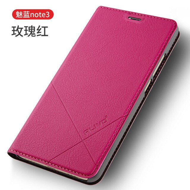 meizu m3 note Case PU Leather Business Series Flip Cover For meizu m3 note meilan note 3 (5.5") #0918 with Tracking Number. - Amzon World