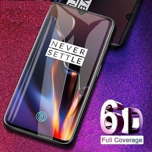 6D Protective Glass For Oneplus 6T Tempered Glass Screen Protector Film For Oneplus 6 5 5T Protective Glass One Plus 6T - Amzon World