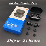 xiaomi airdots Redmi Airdots TWS Wireless earphone Voice control Bluetooth 5.0 Noise reduction Tap Control - Amzon World